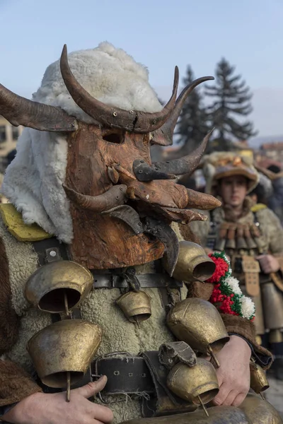 Фестиваль маскарад в Брезнике, Болгария — стоковое фото