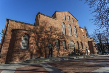 Antik Ayasofya Kilisesi Manzarası, Sofya, Bulgaristan.