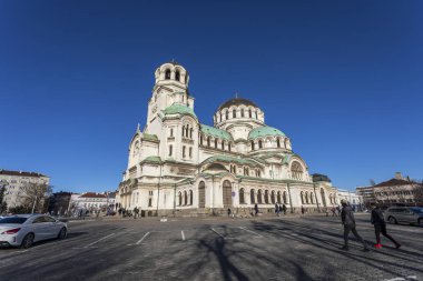 St. Al. Nevski kilisesi, Sofya, Bulgaristan. Sermaye, inanç.