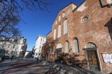 Antik Ayasofya Kilisesi Manzarası, Sofya, Bulgaristan.
