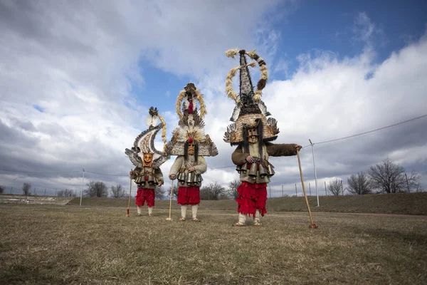 Festa in maschera a Elin Pelin, Bulgaria. Cultura, indigeni — Foto Stock