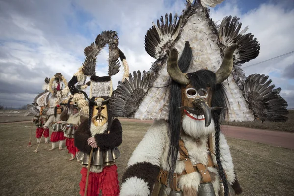 Festival de mascarade à Elin Pelin, Bulgarie. Culture, autochtone — Photo