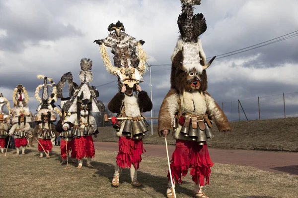 Masquerade festival in Elin Pelin, Bulgaria. Culture, indigenous — Stock Photo, Image