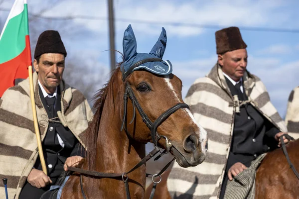 Sofia Bulgaria March 2020 Equestrian Easter Todor Day Bulgaria Policemen — Stockfoto
