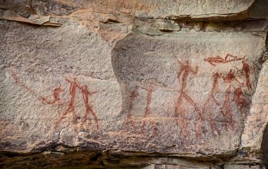 Güney Afrikalı Bushmen Rock sanat 11
