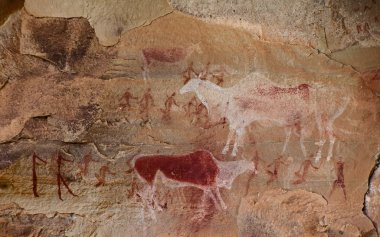 Güney Afrikalı Bushmen Rock sanat 10