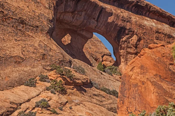 Navajo Arch Arches National Park — Stok fotoğraf