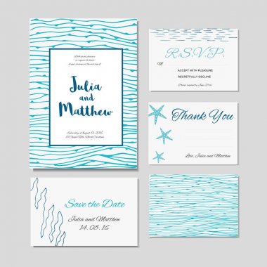 Evlilik için kart şablonları topluluğu