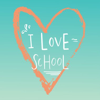 Geri okul vektör şablonu flyer, dergi, poster, afiş, kitap kapağı için hoş geldiniz. Elle çizilmiş yazı ile vektör arka plan