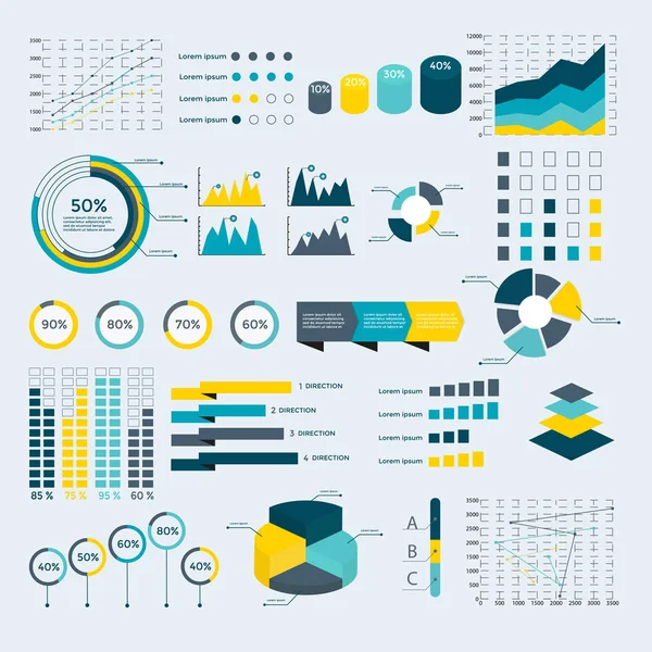 Infographics öğeleri koleksiyonu - iş vektör çizim için tanıtım, kitapçık, Web sitesi, blog, iş akışı düzeni, broşür, afiş, kartı, seçeneklerini adım, web tasarım poster afiş zaman çizelgesi