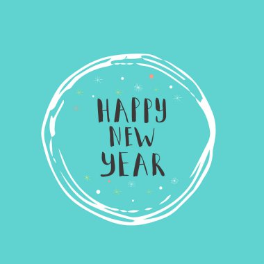 Neşeli Noel şirin tebrik kartı için sunar. İskandinav tarzı posterleri davet, çocuk odası, çocuk odası dekorasyonu, iç tasarım.