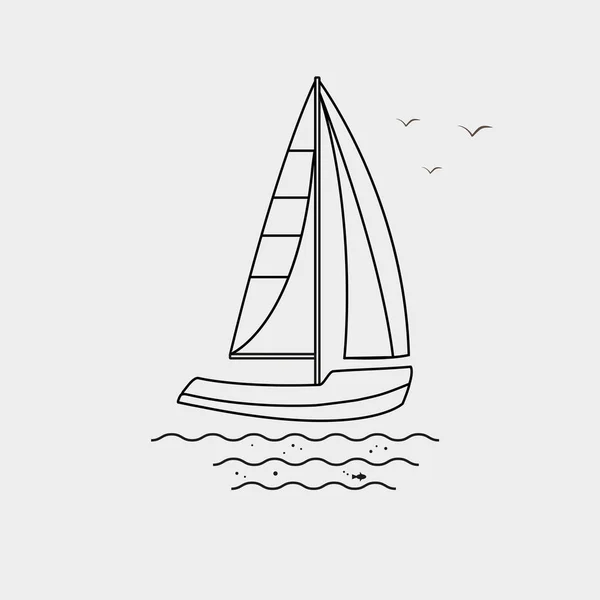 航海车辆模板 时间旅行 彩色矢量插图 — 图库矢量图片