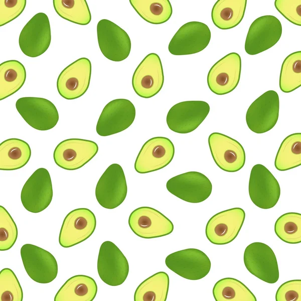 Fondo Del Patrón Con Aguacate Diseño Para Tarjeta Felicitación Invitación — Vector de stock