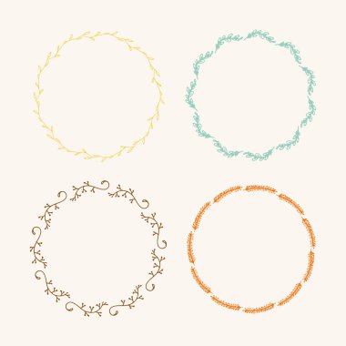 Handdrawn yaratıcı etiket daire için logo, boyalı, marka. Siyah fırça leke dokusu. Vektör çizim.