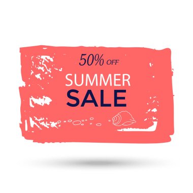 Yaz indirim kartı tasarım