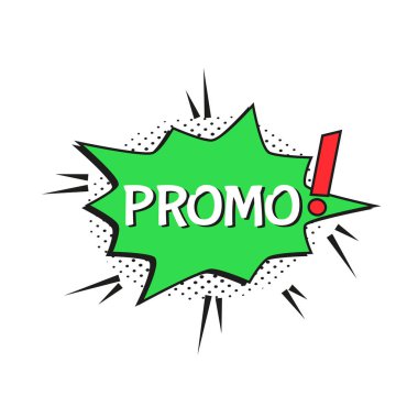 Satılık komik metin konuşma. Beyaz arka plan üzerinde Promo kabarcık ifade. Sosyal Medya Web sitesi, poster, afiş, e-posta, haber bülteni, reklam, promosyon malzemesi için vektör teklif şablonu.