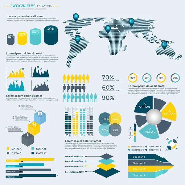 Szablon infograficzny — Wektor stockowy