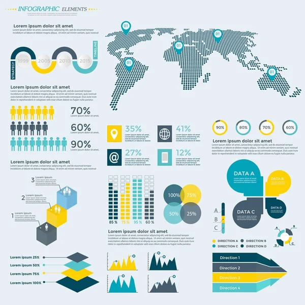 Szablon infograficzny — Wektor stockowy