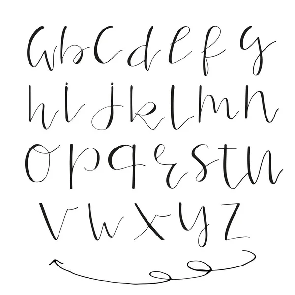 Caligrafía manuscrita Font — Archivo Imágenes Vectoriales