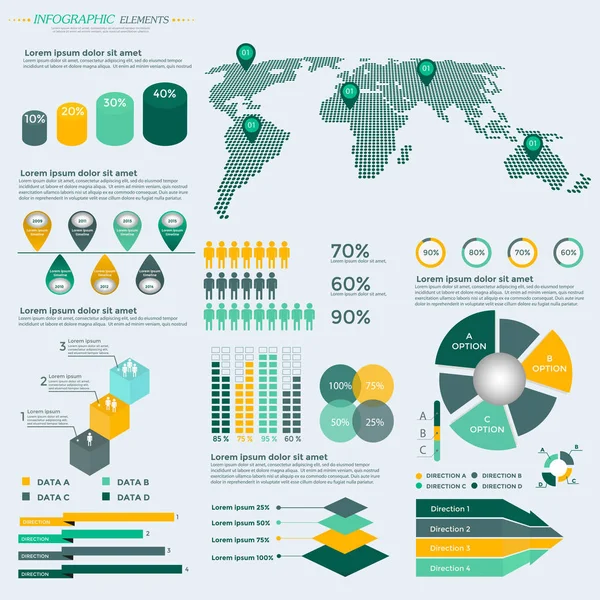 Szablon infograficzny — Wektor stockowy