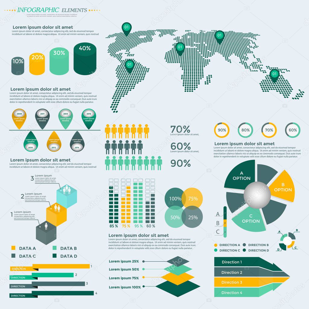 Business Infographic template 