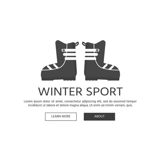 Winter sport icons collection. Skiing and snowboarding set equipment in flat style design. Elements for ski resort picture, mountain activities, vector illustration.