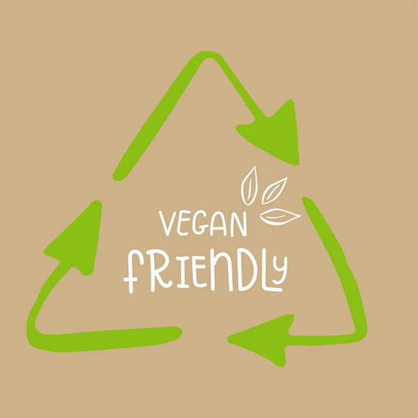 Vektor Eco Bio Zelený Loga Nápisu Veganská Zdravých Potravin Odznak — Stockový vektor