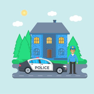Polis devriye house yakınındaki yolda  