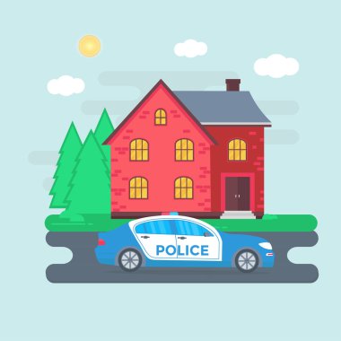 Polis devriye house yakınındaki yolda  