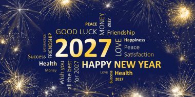 Yeni yıl kartı 2027 iyi dileklerimle