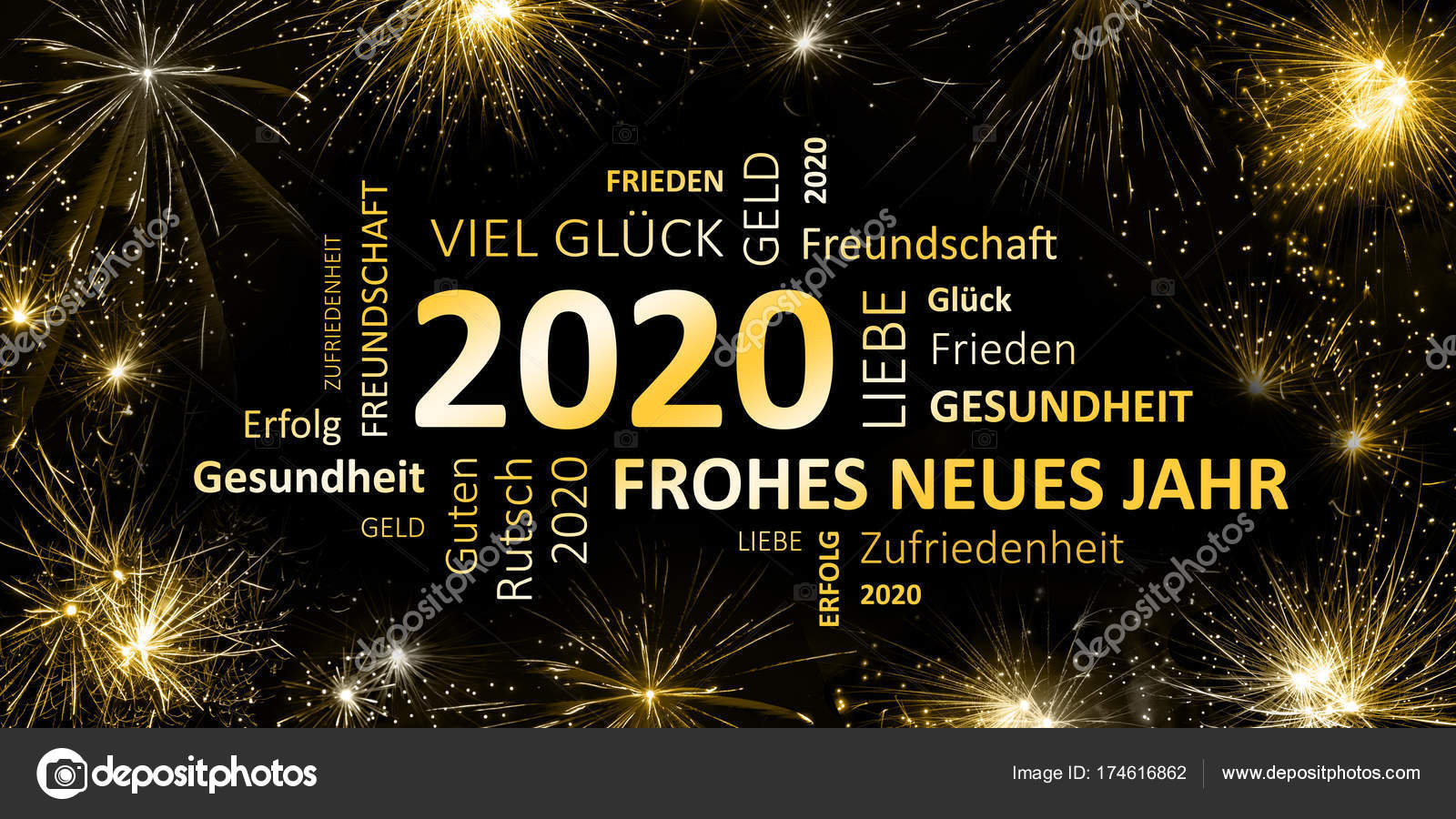 Frohes neues jahr 2020