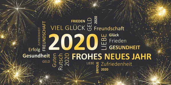 Alman kart yeni yıl 2020 için