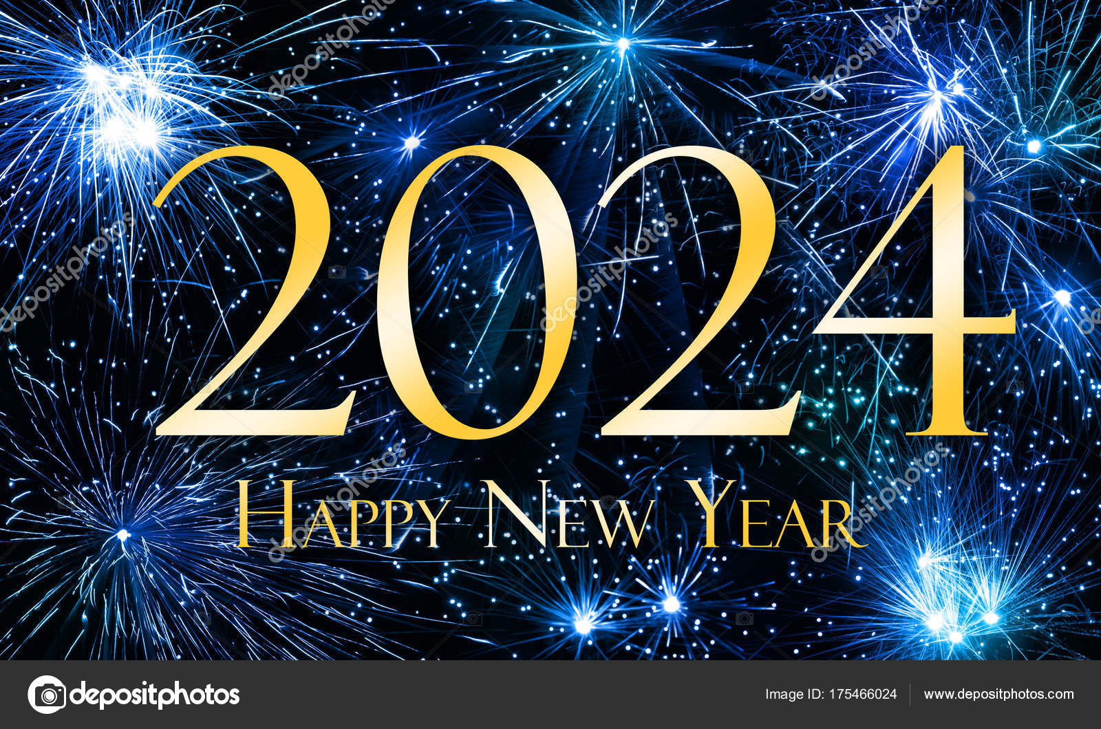 Happy New Year 2024 Stock Photo by ©JNaether 175466024