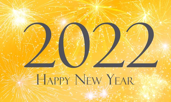 happy new year - card with number