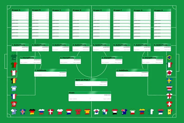 Program Tournament Soccer 2018 Almanca