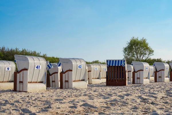 Beach Chairs Baltic Sea Beach — Stock Photo, Image