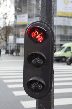 Bisikletler için trafik ışığı