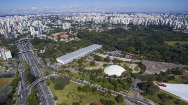 Havadan görünümü şehir sao paulo