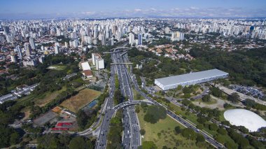 Havadan görünümü şehir sao paulo