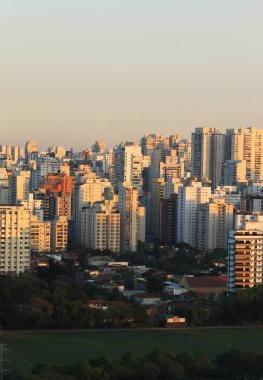 Büyük şehir, binalar, Sao Paulo Brezilya