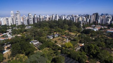 Büyük şehirde Park Sao Paulo Brezilya