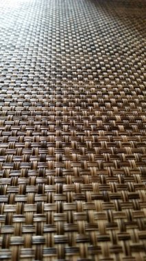 Kahverengi sisal halı dekorasyon