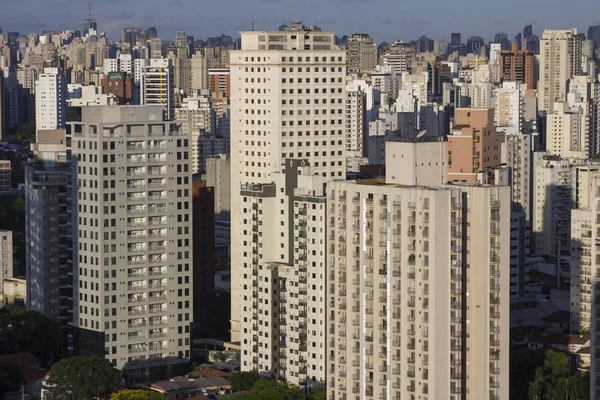 Vista Aérea Ciudad Sao Paulo Brasil — Foto de Stock