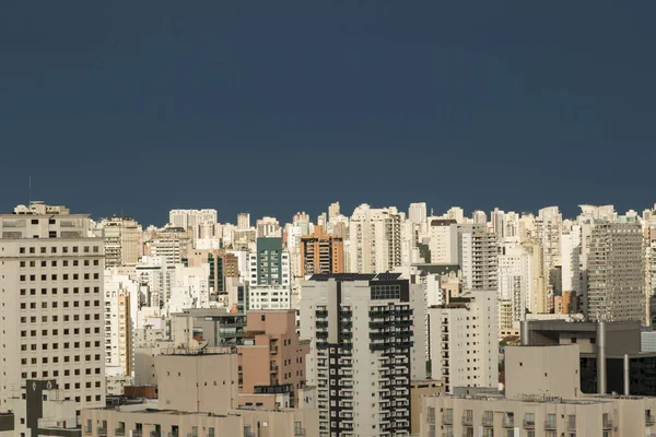 Όμορφη Αργά Απόγευμα Στην Μεγάλη Πόλη Της Τόσο Πάολο Βραζιλία — Φωτογραφία Αρχείου
