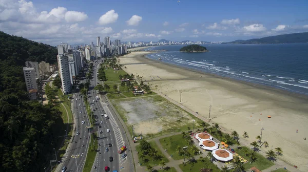 Krásná Pláž Jižní Amerika Brazílie Paragliding Hoře — Stock fotografie