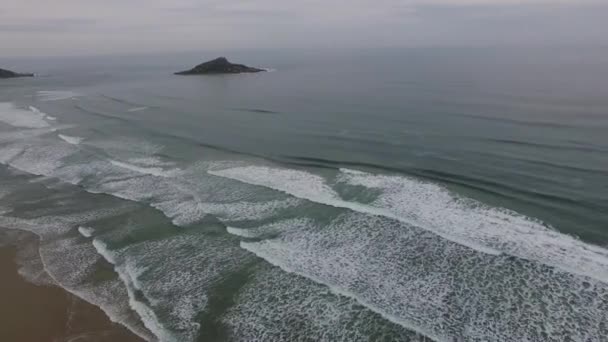 Underbara Stranden Santa Catarina Brasilien — Stockvideo