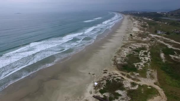 Wspaniałej Plaży Santa Catarina Brazylia — Wideo stockowe