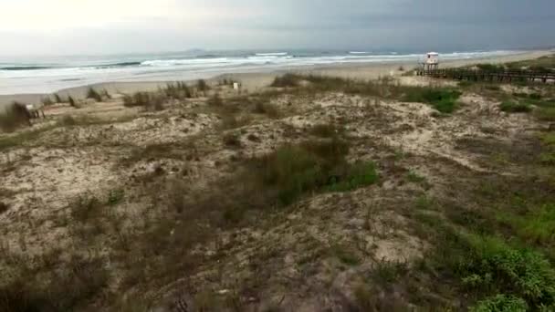 Чудовий Пляж Санта Катаріна Бразилії — стокове відео
