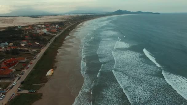 Spiaggia Ribanceira Imbituba Santa Catarina Brasile — Video Stock