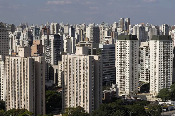 Χτίζοντας Την Πόλη Του Σάο Πάολο Βραζιλία Νότια Αμερική — Φωτογραφία Αρχείου